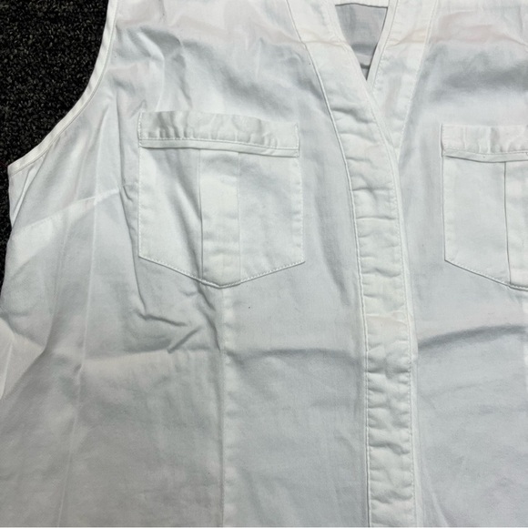 Michael Kors White Sleeveless Blouse - Picture 5 of 7